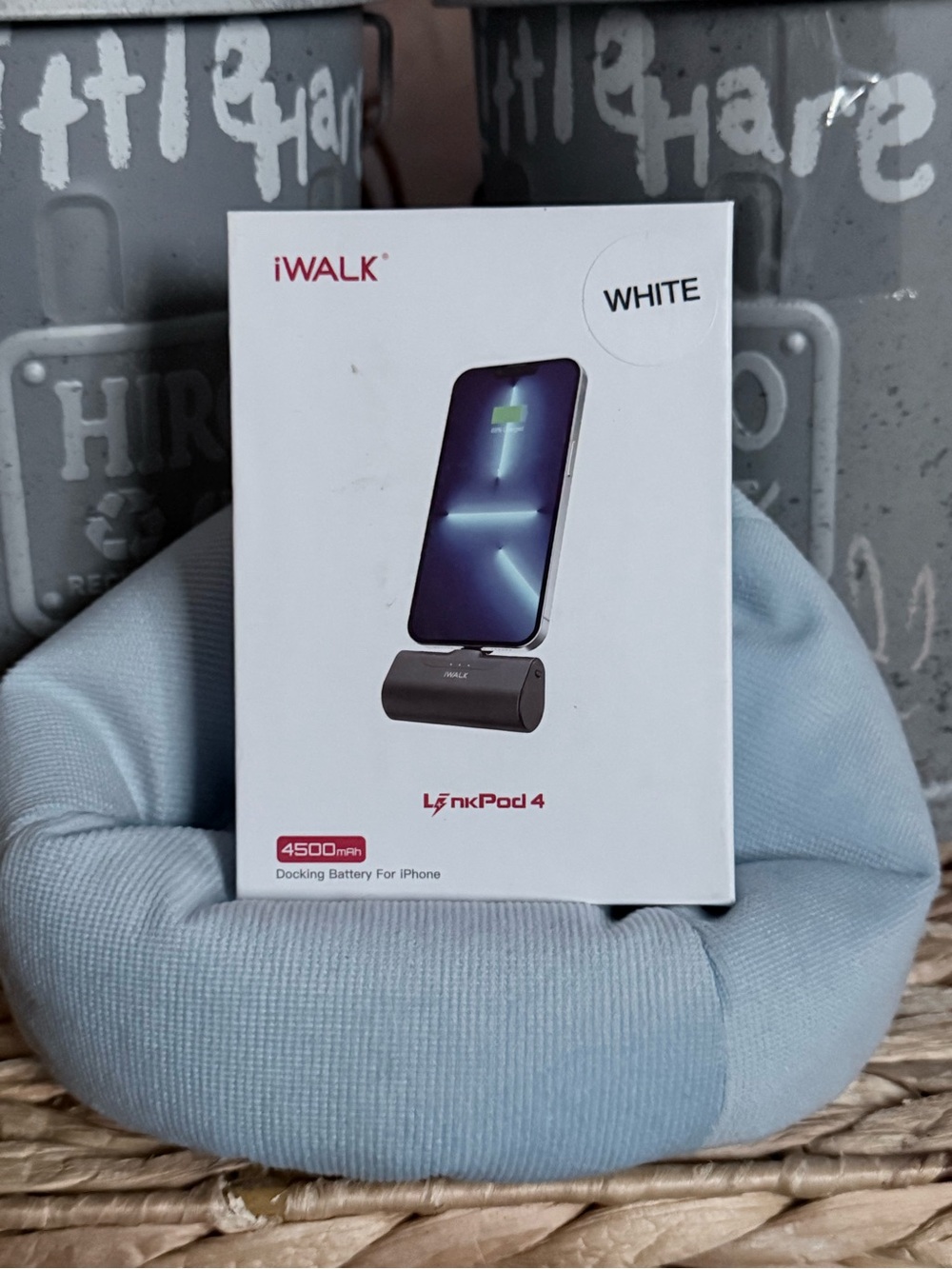 iWALK 4500 MPH LinkPod 4 Portable Charger – White – New Sealed